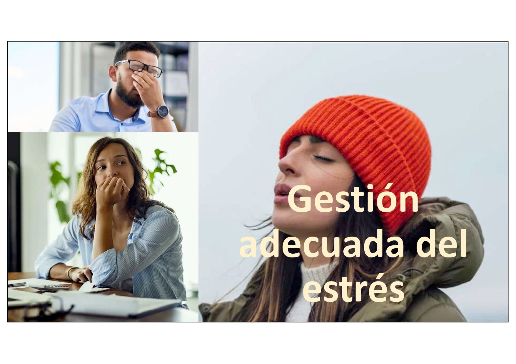 Un hombre, una mujer y una mujer con un sombrero rojo están sentados en una mesa.